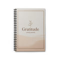 Gratitude Daily Journal — Spiral Ruled Notebook